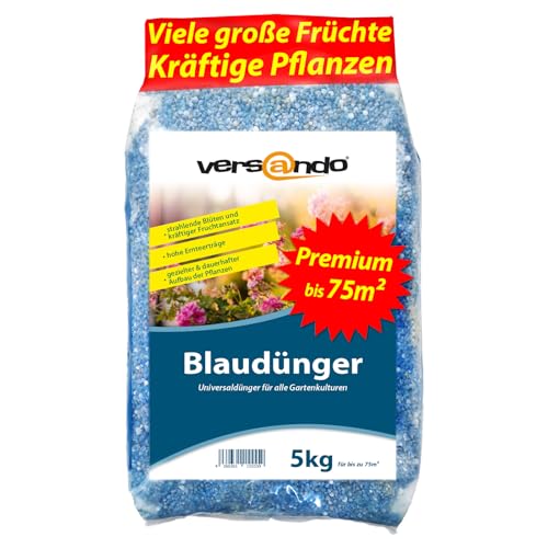 versando 5kg bis 75m² Blaudünger: NPK-Dünger für Obst Gemüse & kräftige...