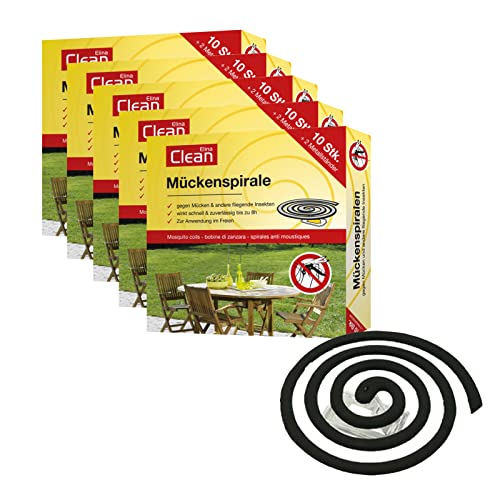 Elina 50x Anti-Mücken-Spirale Insektenspriale gegen Mücken Mückenschutz...