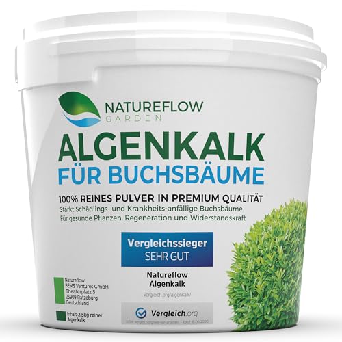 TESTSIEGER Bio Algenkalk für Buchsbäume – Widerstandskraft und Regeneration...