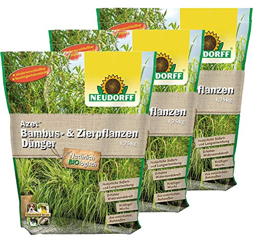3 x 1,75 kg Neudorff Azet BambusDünger NPK 9-3-5 organisch