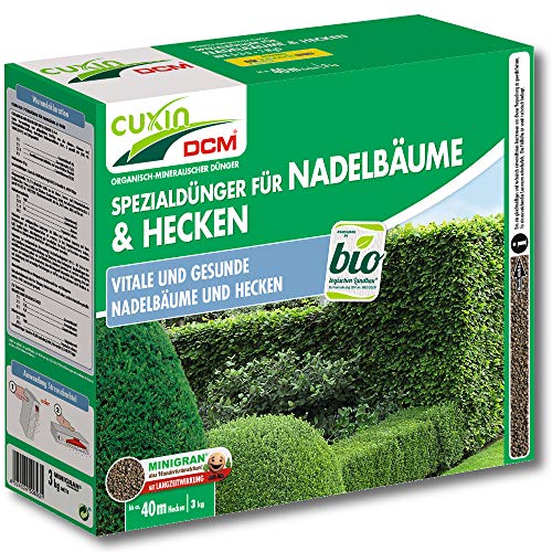 CUXIN DCM Spezialdünger für Nadelbäume & Hecken - Spezialdünger -...