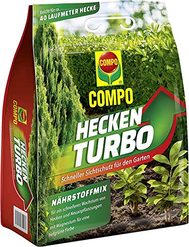 COMPO Heckenturbo, Heckendünger, Nährstoffmix, Spezial-Dünger für Hecken und...