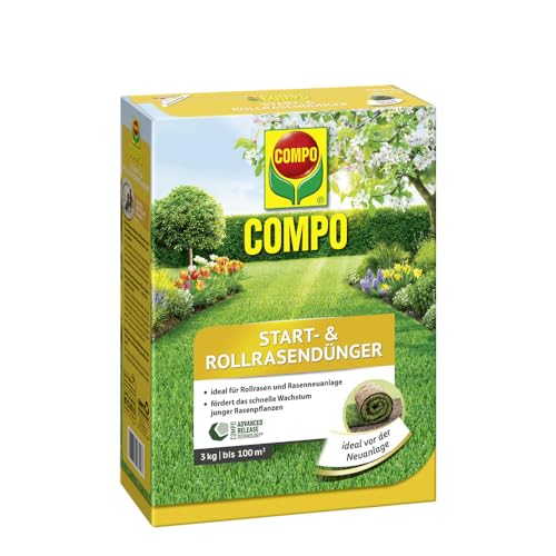 COMPO Start-Rasen Langzeit-Dünger 3 kg für 100 m²